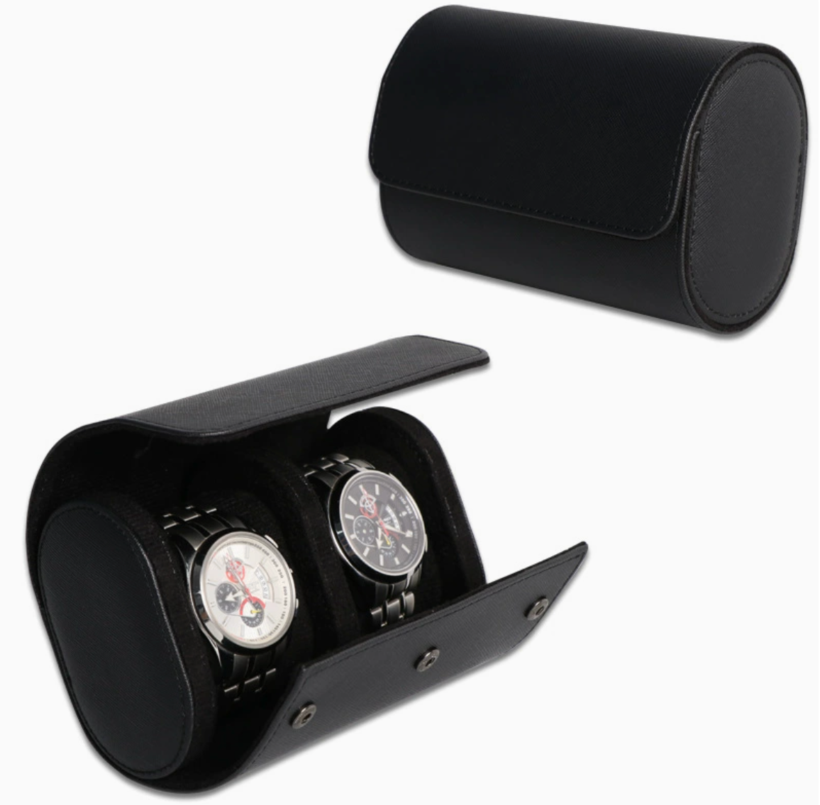 Premium Double Watch Travel Case