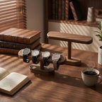 Premium Walnut Wood Watch Stand