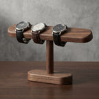 Premium Walnut Wood Watch Stand