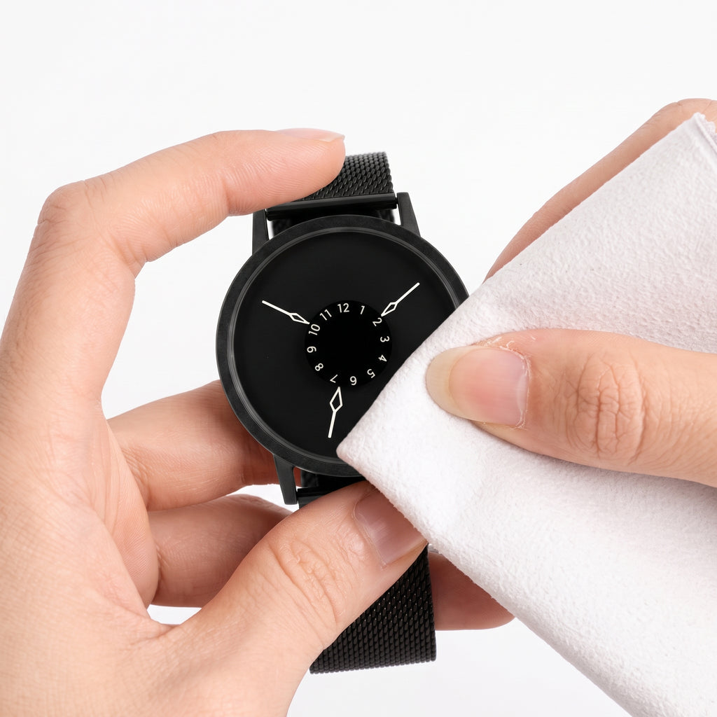 Premium Microfiber Watch Cleaning Cloth — 2 Pack