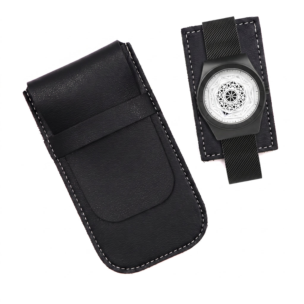 Leather Travel Watch Pouch