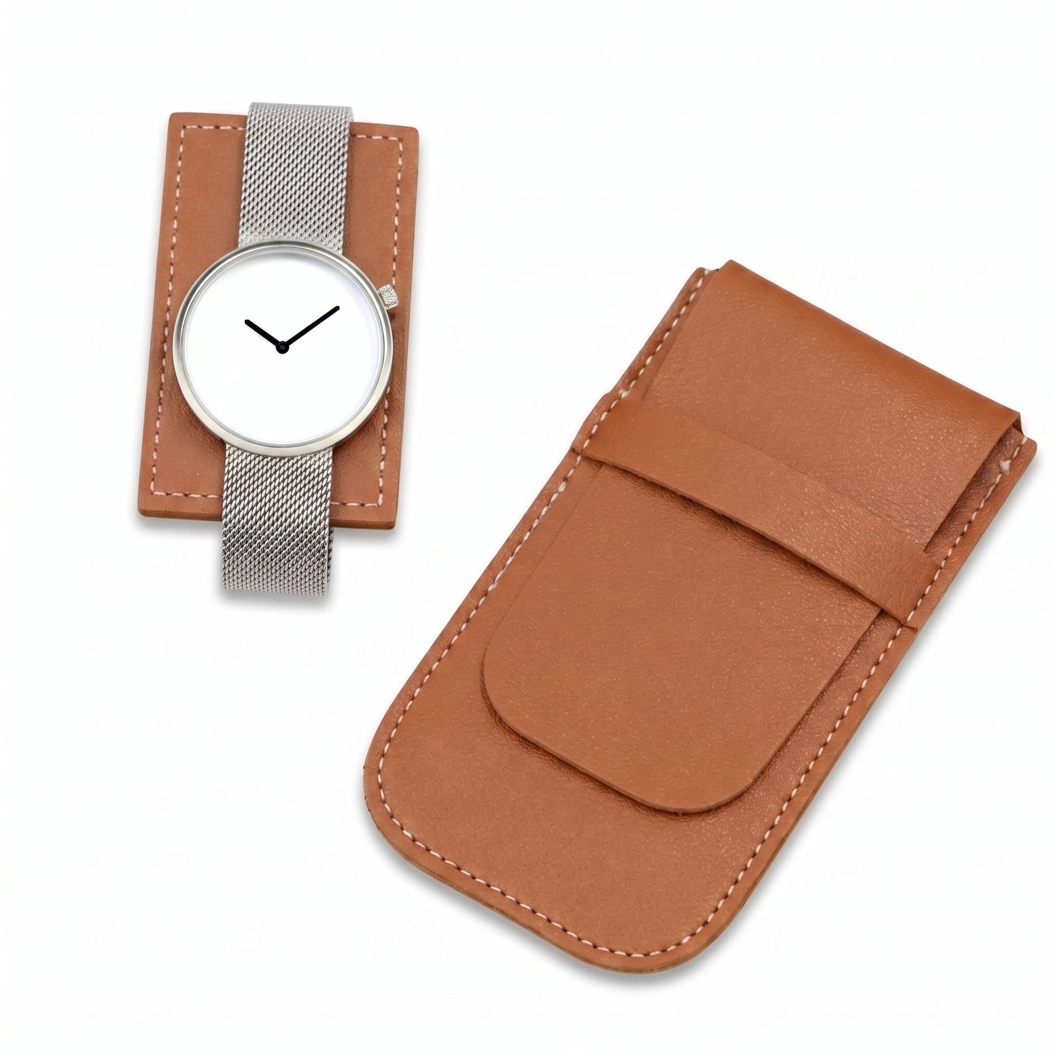 Leather Travel Watch Pouch